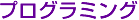 プログラミング