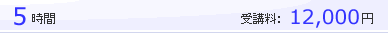 5時間 12,000円